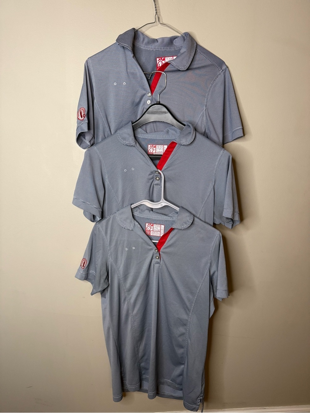 Chic Fil A Uniform Shirts (3) Size M Women’s Medium